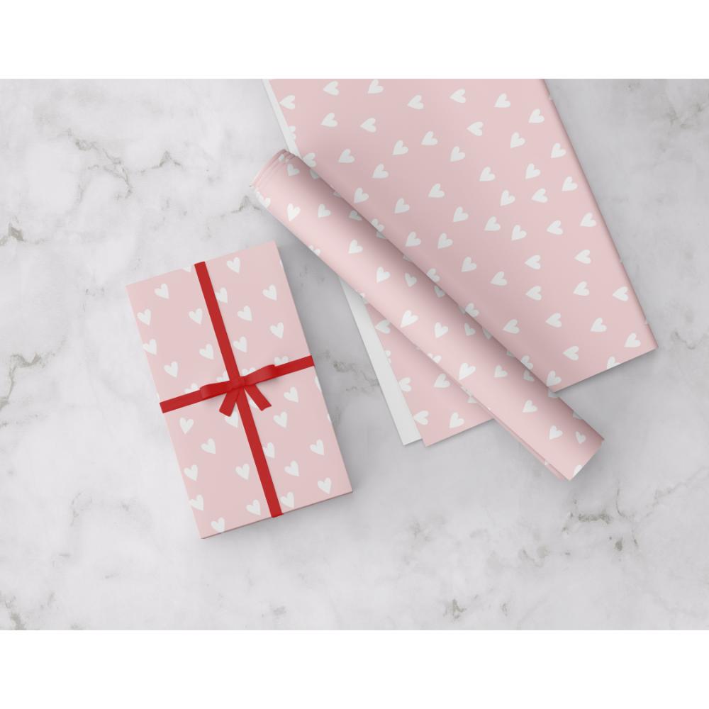 Share The Love - Gift Wrapping Paper Pack - Hearts - 043
