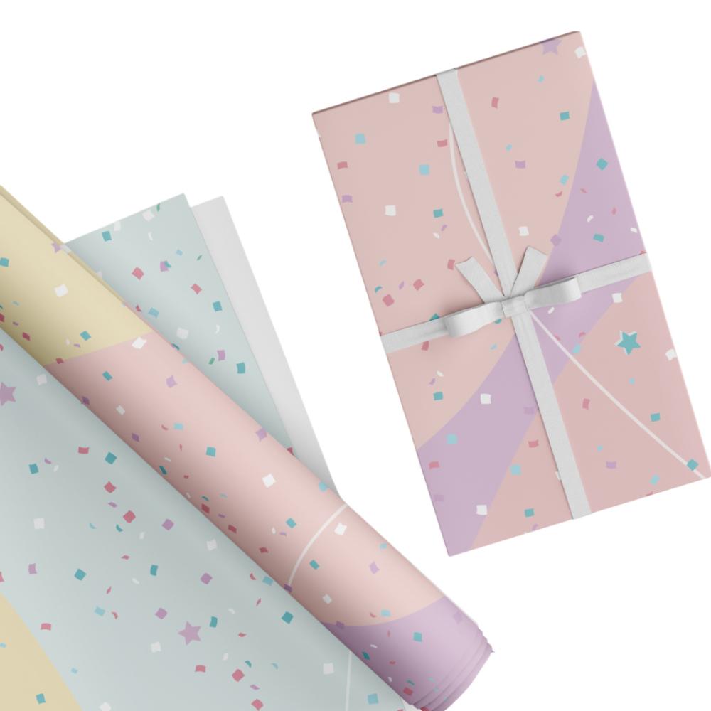 Share The Love - Gift Wrapping Paper Pack - Purple