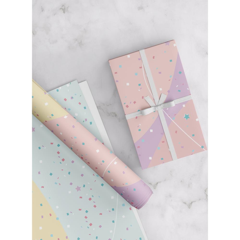 Share The Love - Gift Wrapping Paper Pack - Purple