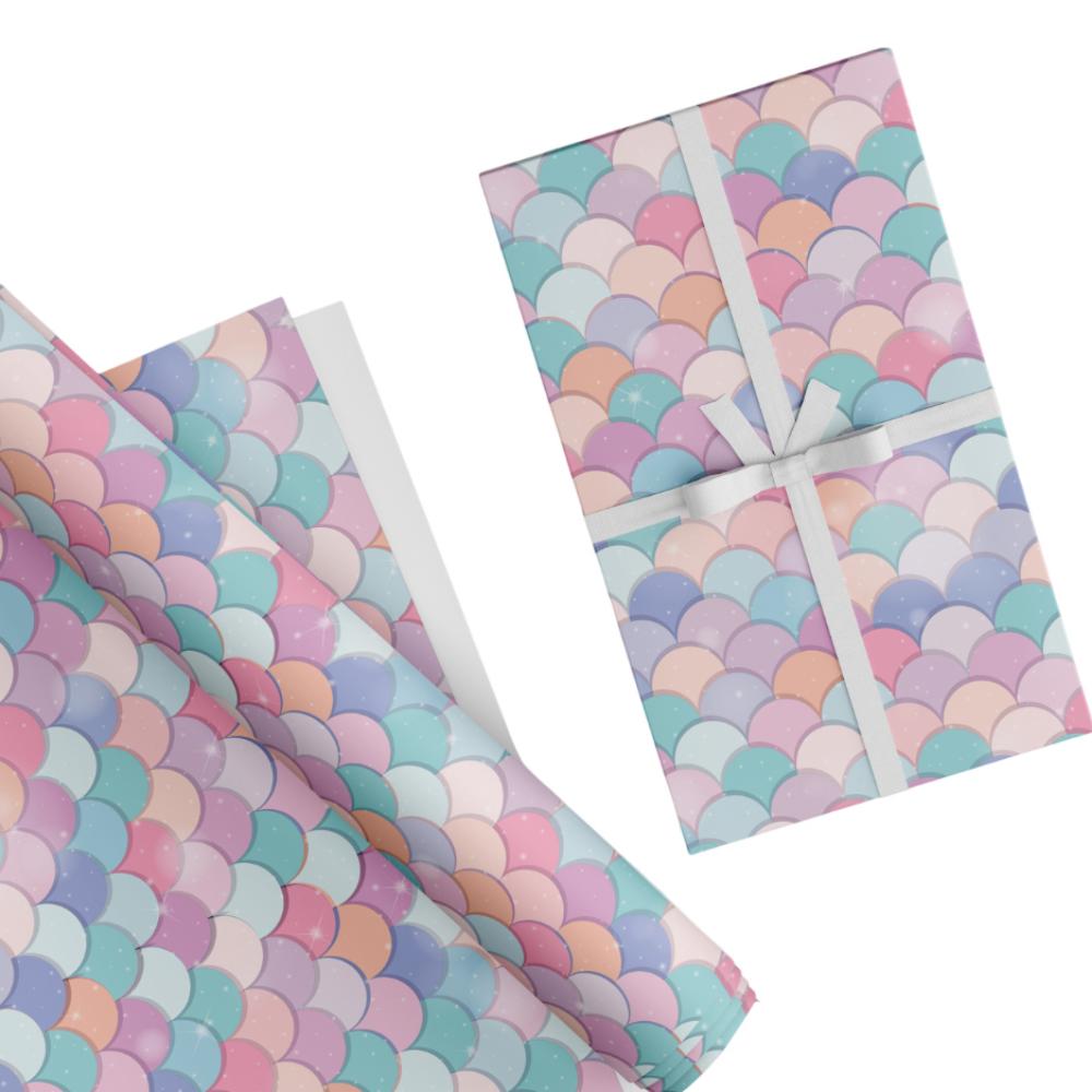 Share The Love - Gift Wrapping Paper Pack - Mermaid Pink