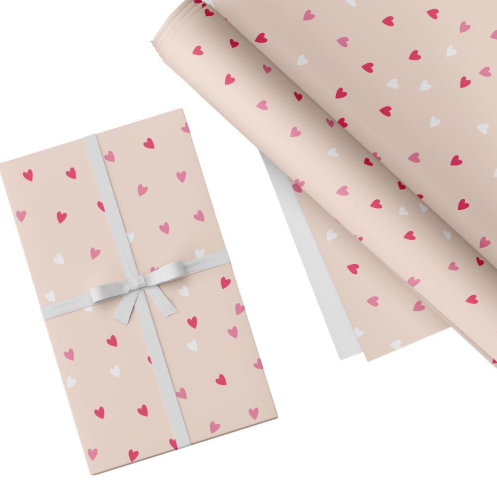 Share The Love - Gift Wrapping Paper Pack - Hearts