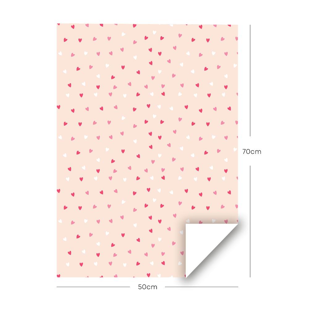 Share The Love - Gift Wrapping Paper Pack - Hearts