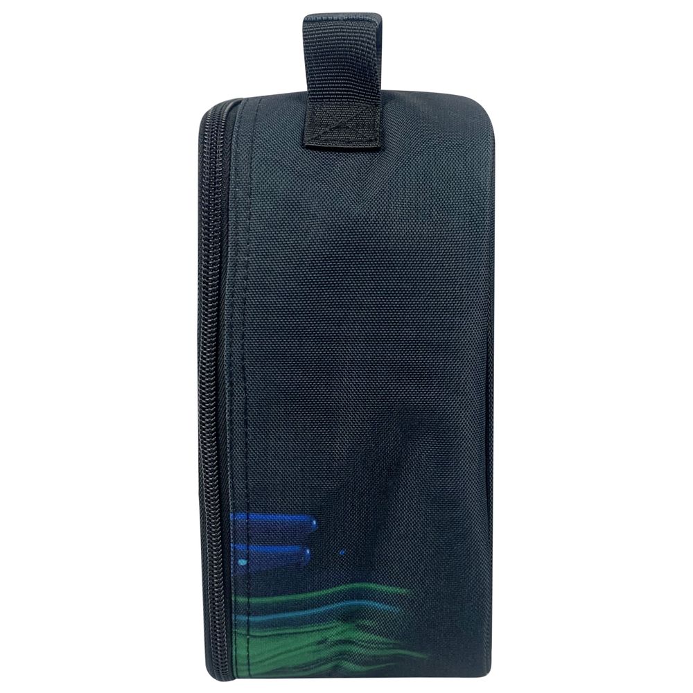 هايب - شنطة غداء معزولة - قطرات ثلاثية الأبعاد سوداء