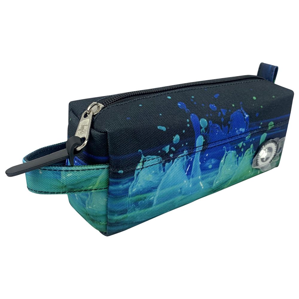 Hype - Original Pencil Pouch - Black 3D Droplets