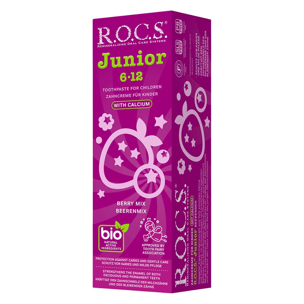 Rocs - Junior Toothpaste - Berry Mix - 74 gm