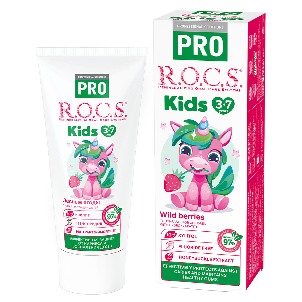 Rocs - Pro Kids Toothpaste - Wild Berries - 45 gm