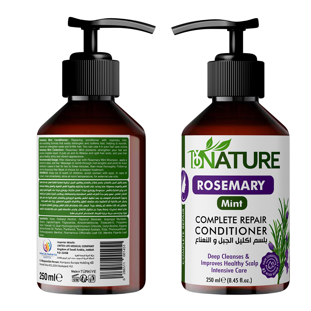 ByNature - Rosemary Mint Complete Repair Conditioner - 250 ml