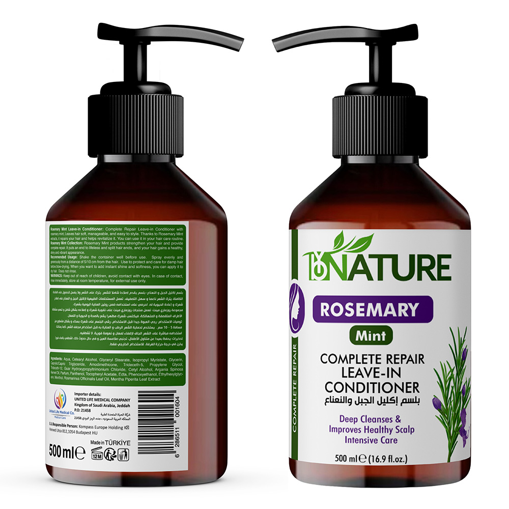 ByNature - Rosemary Mint Complete Repair Leave-In Conditioner - 500 ml
