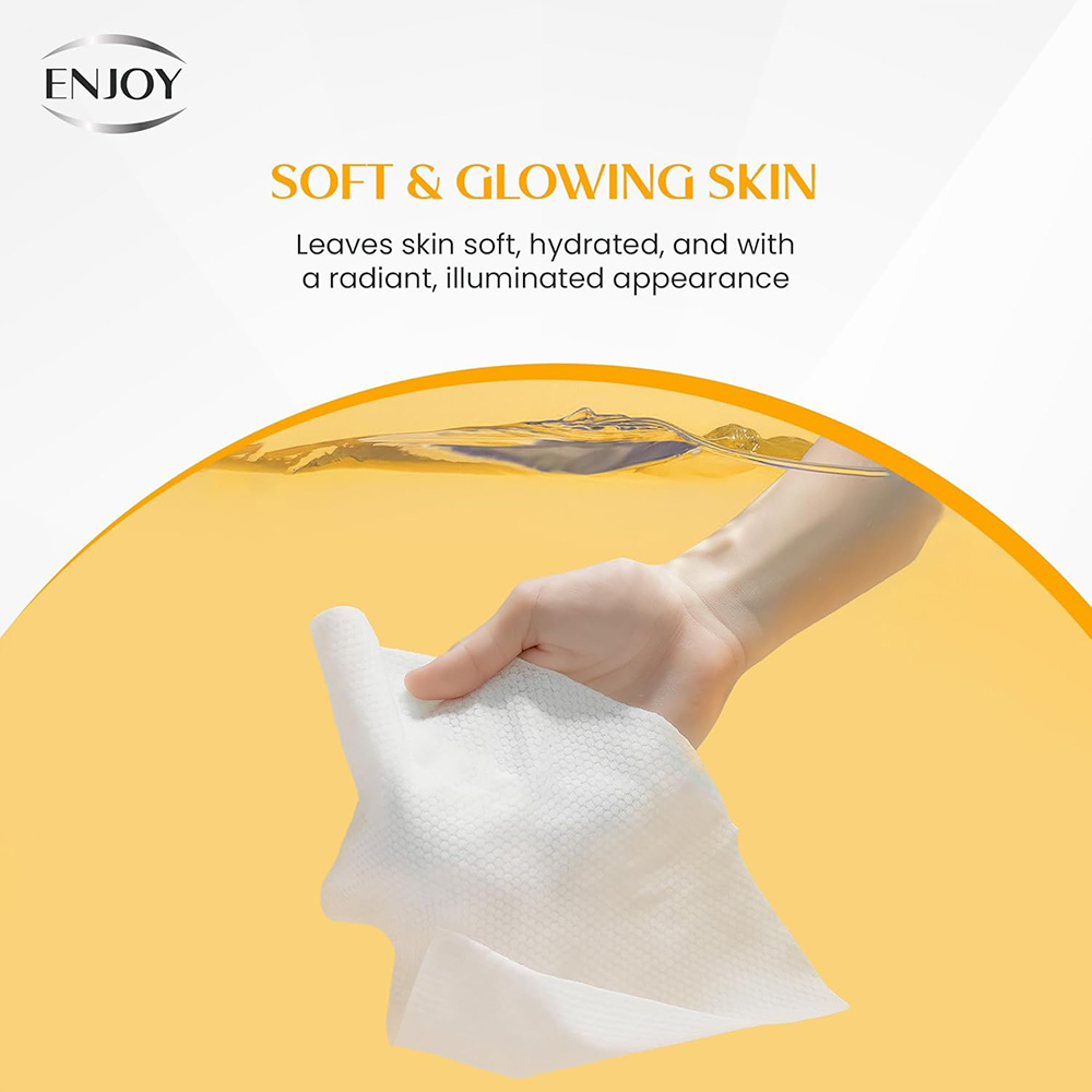 إنجوي - مناديل مبللة لتفتيح البشرة بفيتامين سي - 25 منديلًا