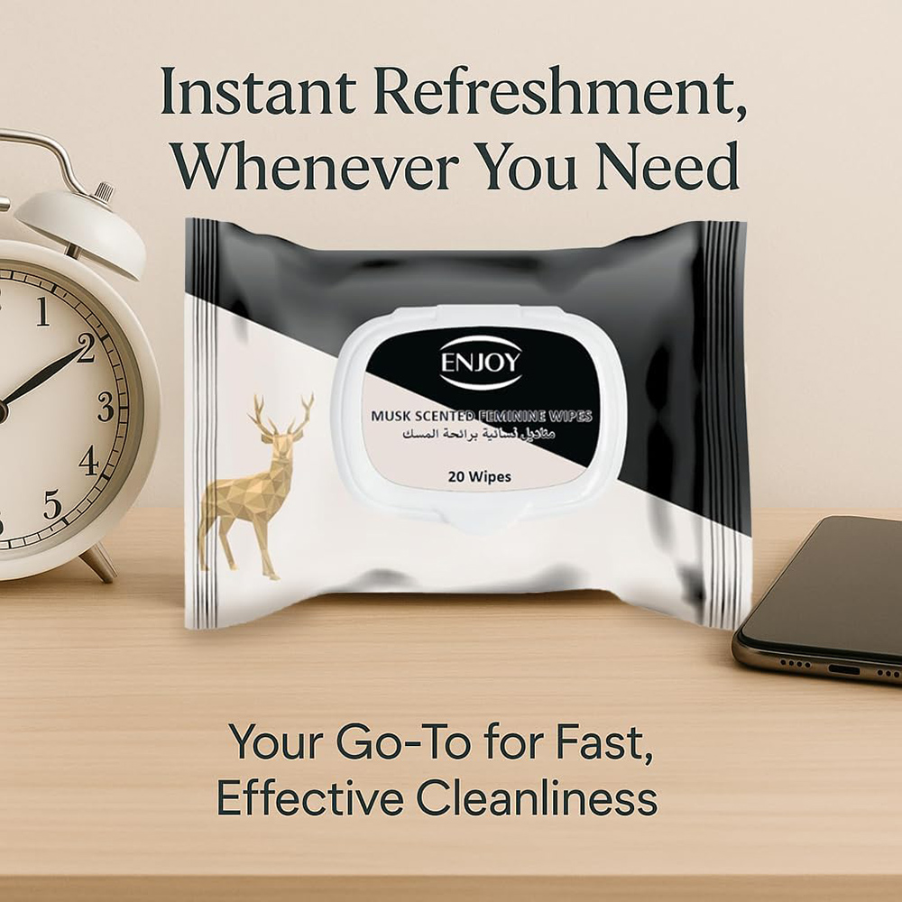 Enjoy - Musk Scented Feminine Wipes - 20 Wipes