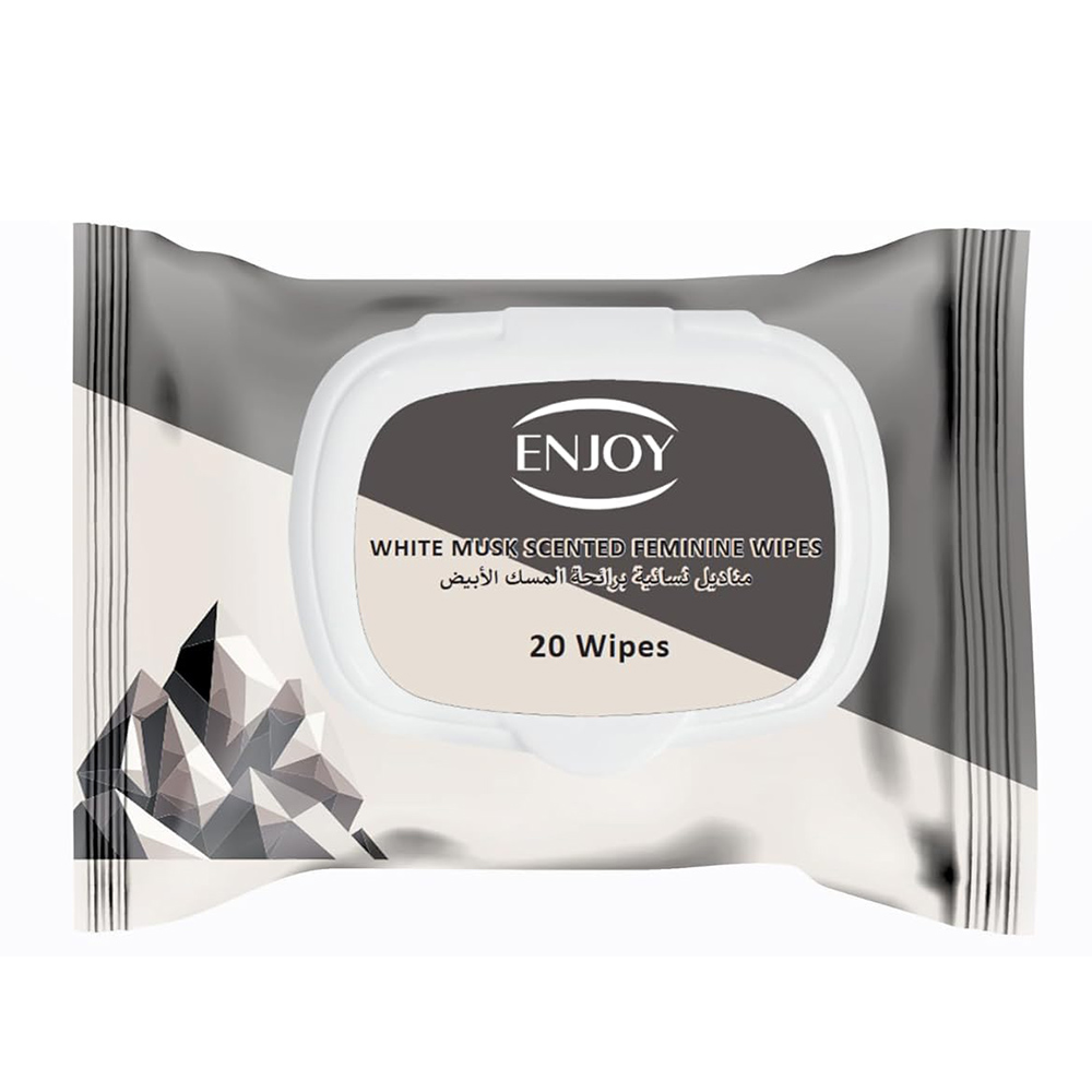 Enjoy - White Musk Scented Feminine Wipes - 20 Wipes