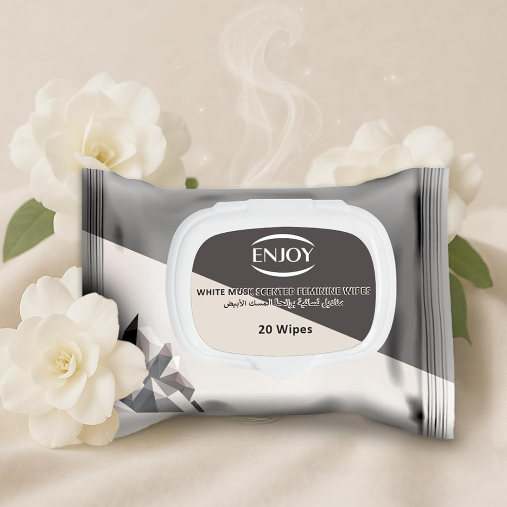 Enjoy - White Musk Scented Feminine Wipes - 20 Wipes