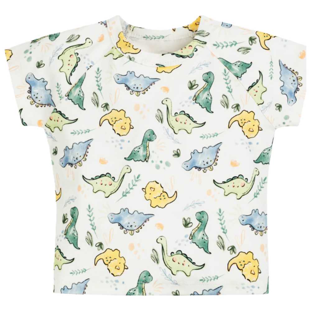 Under the Nile - Organic Boy's T-Shirt - Dino Print