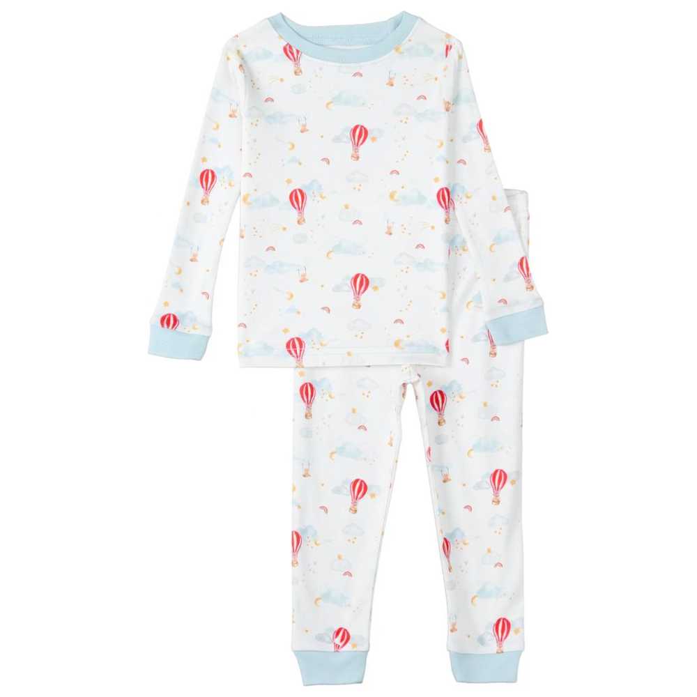 اندر ذا نايل - بيجاما  دريم لاند للأولاد - عضوي من قطعتين - أبيض