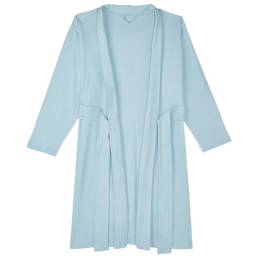 Under the Nile - Organic Women's Robe - Pearl Blue