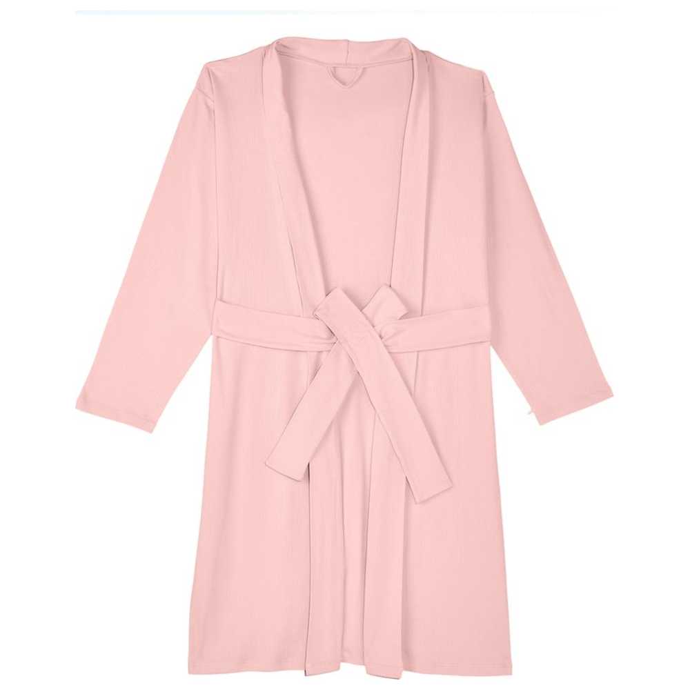 Under the Nile - Organic Women's Robe - Delicate Pink
