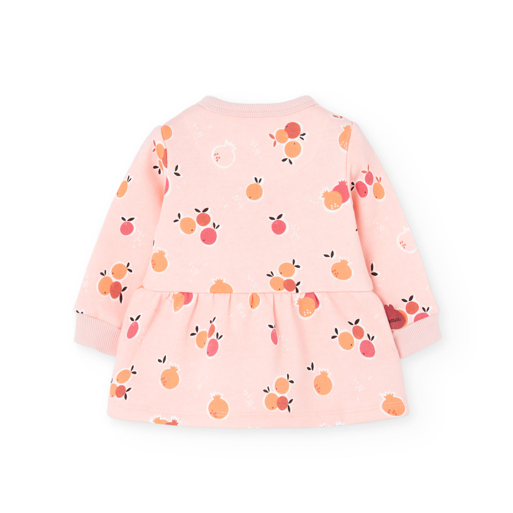 Boboli - Baby Girl's Full Sleeve Strawberry Printed Dress - Pink