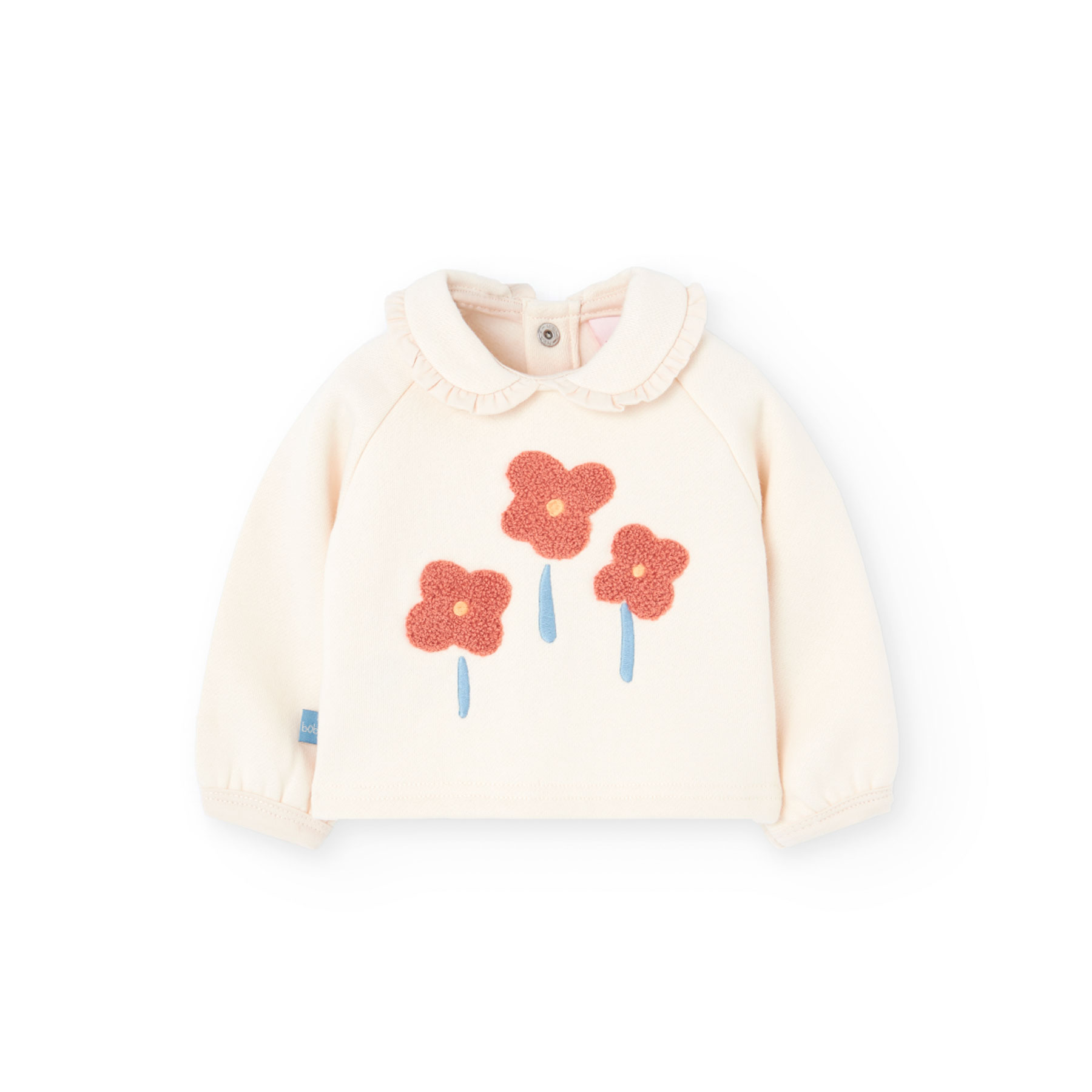 Boboli - 2pc- Set - Baby Girl's Floral Printed Knitted Jumper & Leggings - Cream