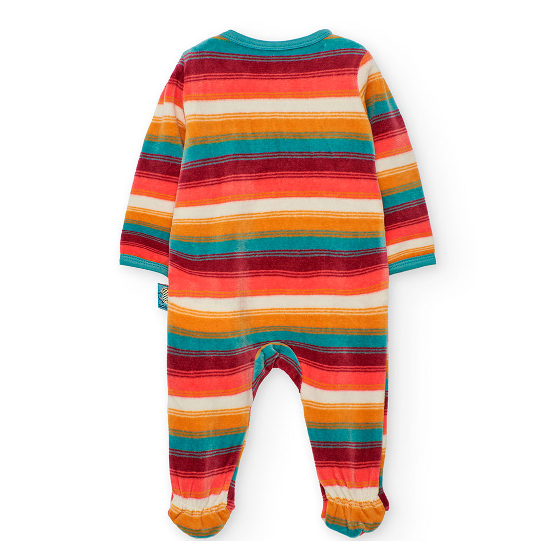 Boboli - Baby Girl's Knitted Striped Sleepsuit