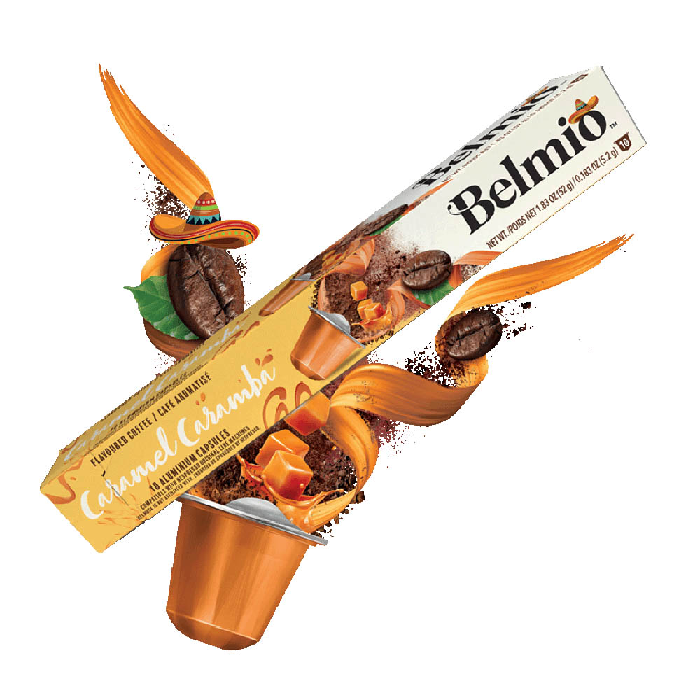 كبسولات قهوة بلميو - كراميل كارامبا - ١٠ قطع