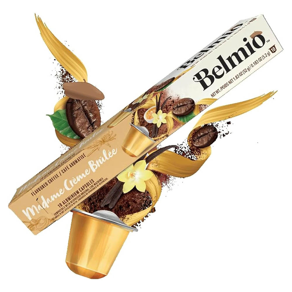 بلميو - كبسولات قهوة بنكهة كريم بروليه - ١٠ قطع