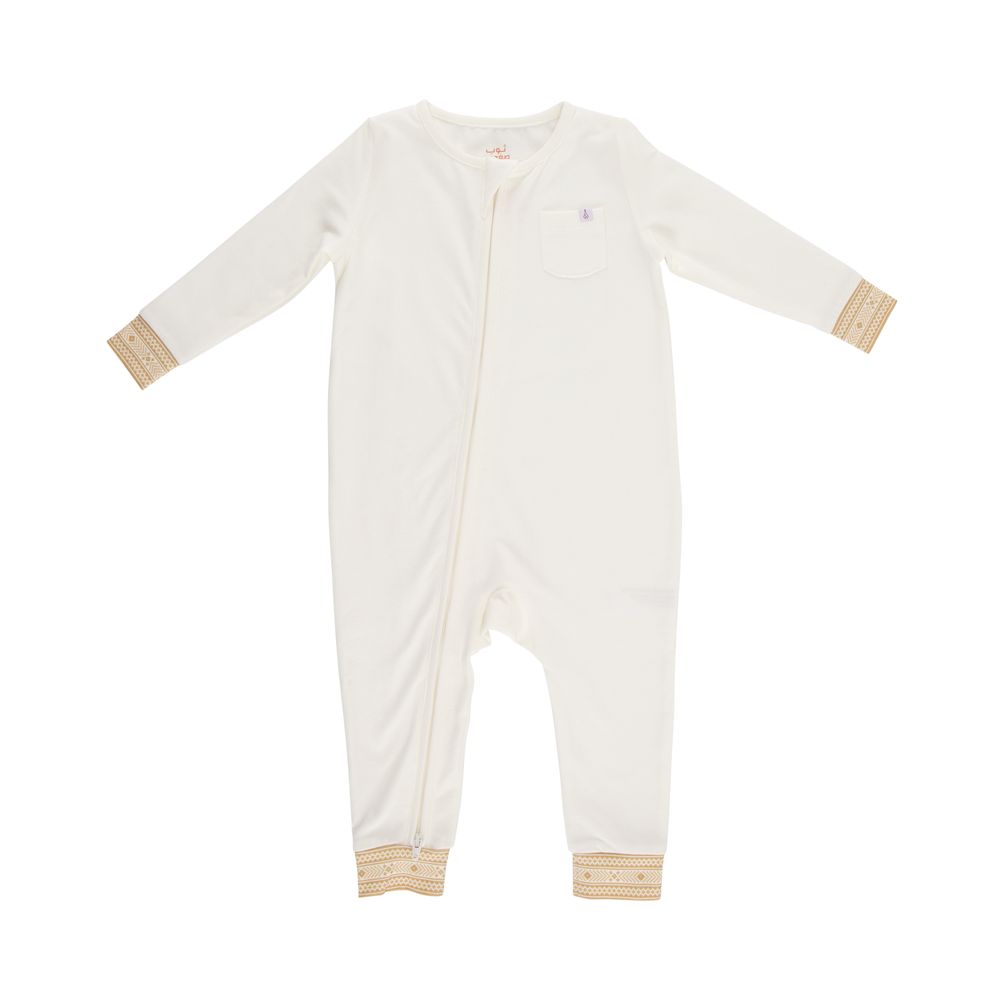 Thoub Saghiri - White Romper