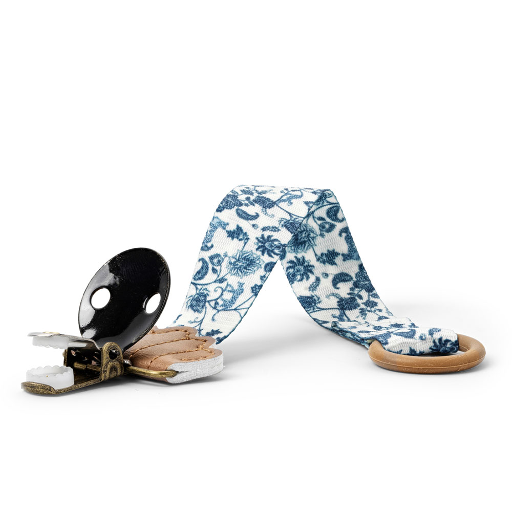 Elodie Details Baby Pacifier Clip - Garden Leo Toile