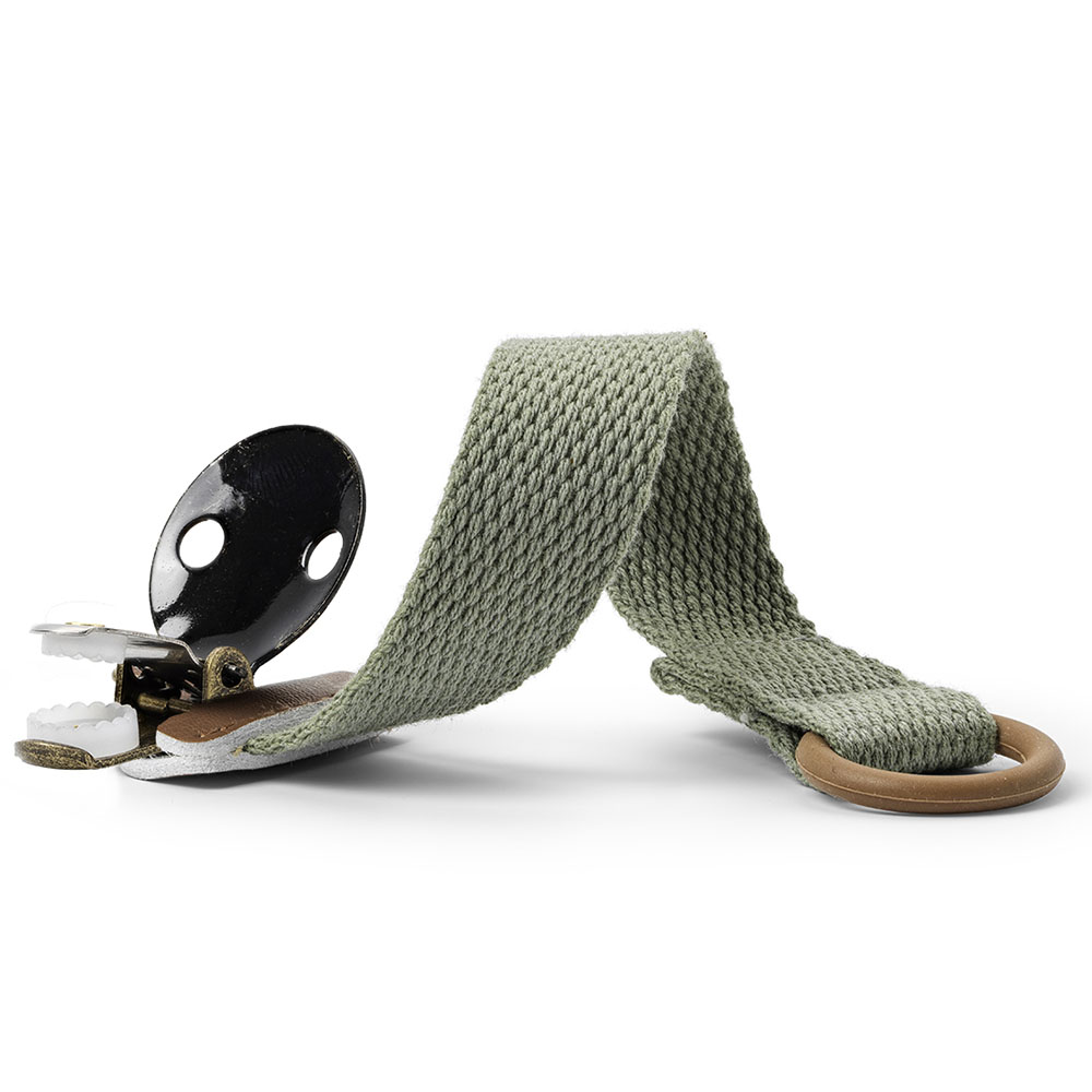 Elodie Details Baby Pacifier Clip - Hazy Jade