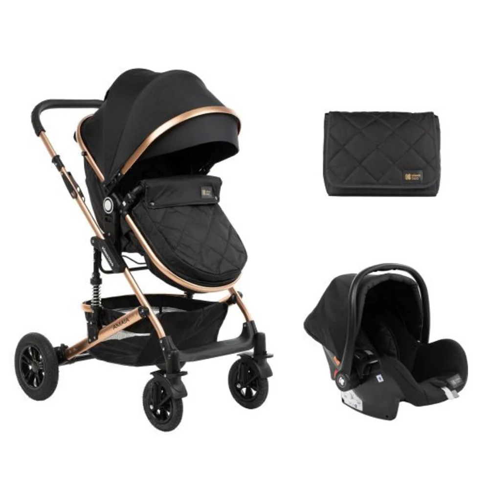 Kikkaboo 3-In-1 Amaia Baby Stroller With Transformable Seat