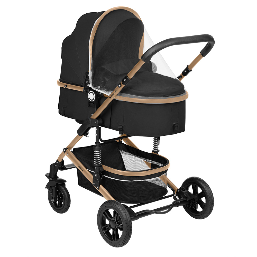 Kikkaboo 3-In-1 Amaia Baby Stroller With Transformable Seat