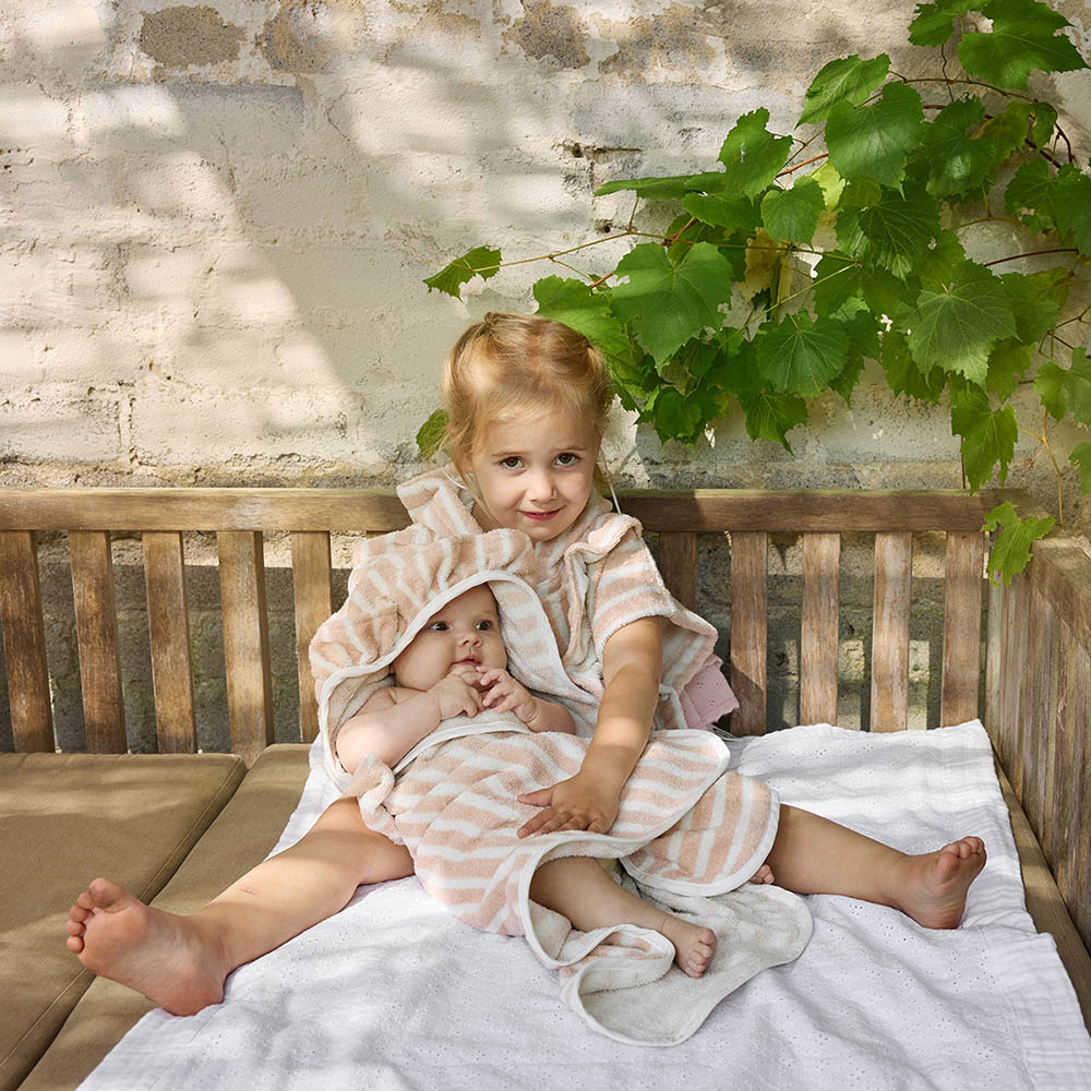 Elodie Details Baby Bath Poncho - Candy Stripes