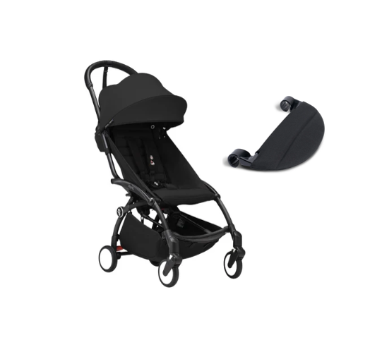 Stokke YOYO³ Stroller Set - Black Frame + Leg Rest