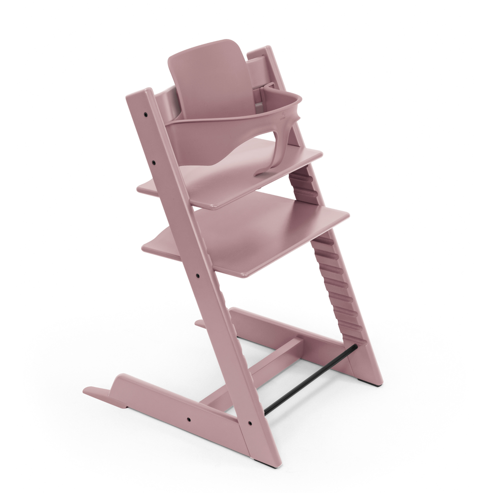 Stokke - Tripp Trapp Chair & Babyset - Heather Mauve