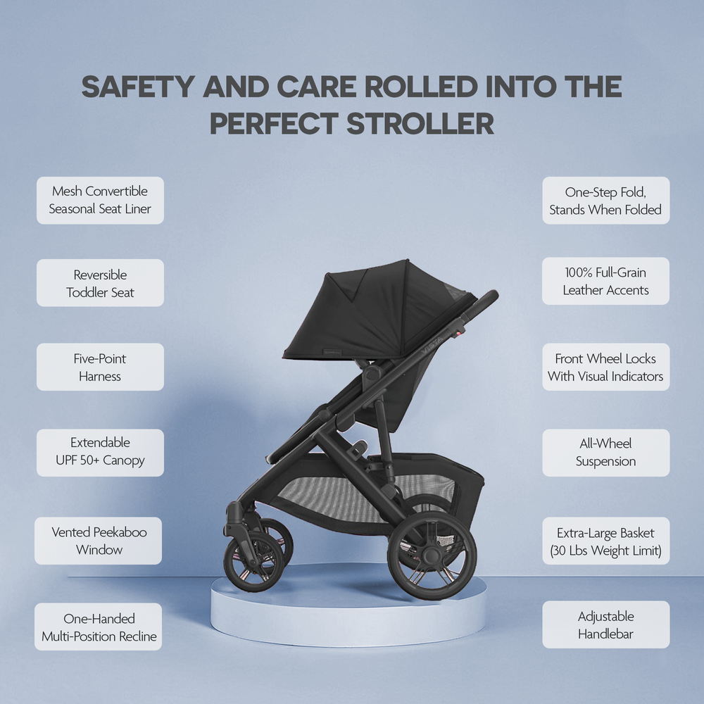 Uppababy - Vista V3 Stroller + Mesa i-Size Car Seat Bundle