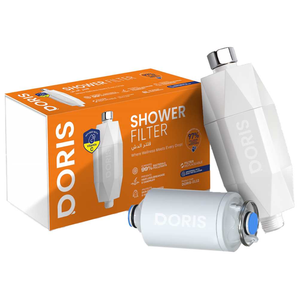 دوريس - فلتر دش بفيتامين سي - أبيض
