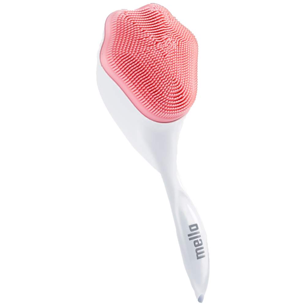 Mella - Silicone Facial Scrub Brush - Pink