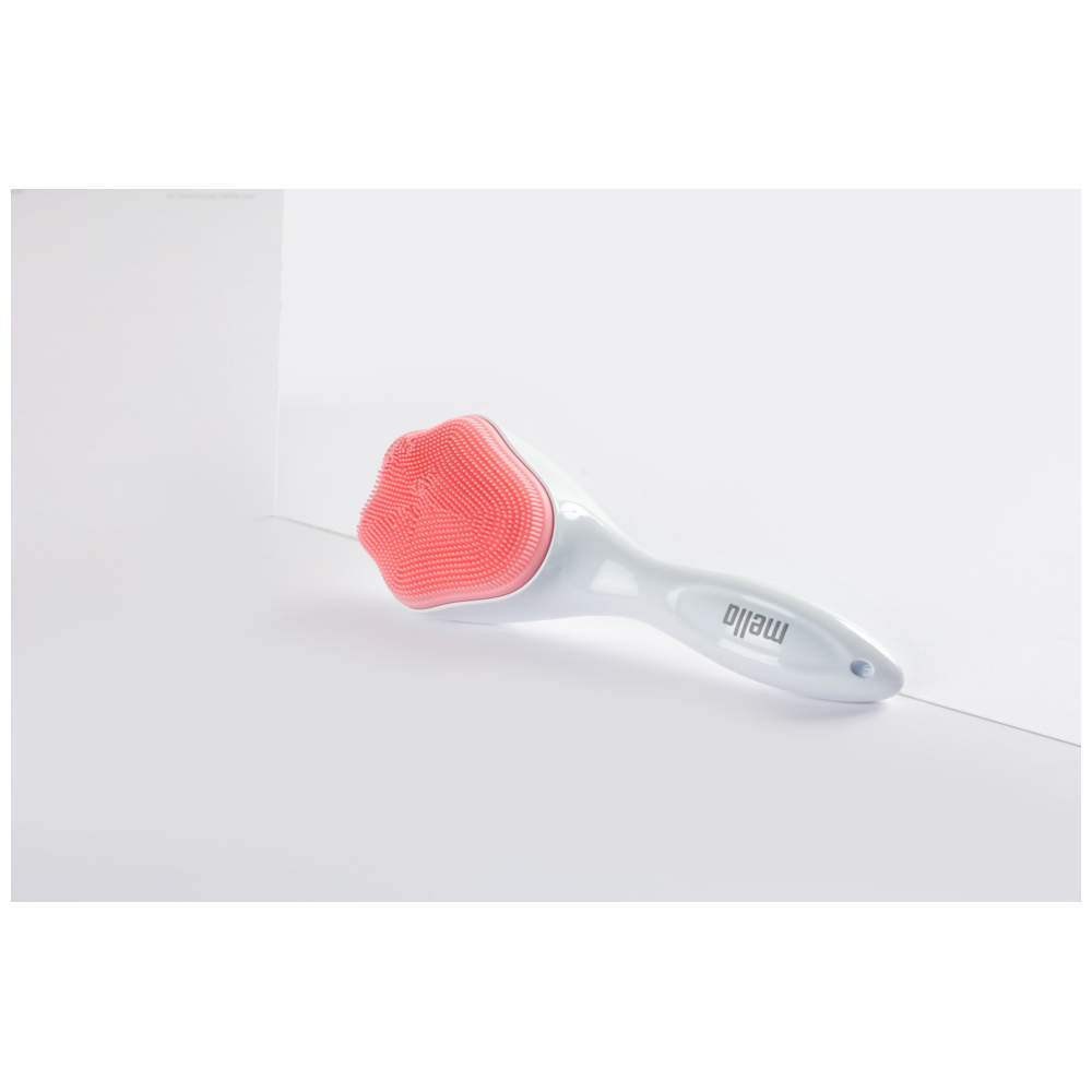 Mella - Silicone Facial Scrub Brush - Pink