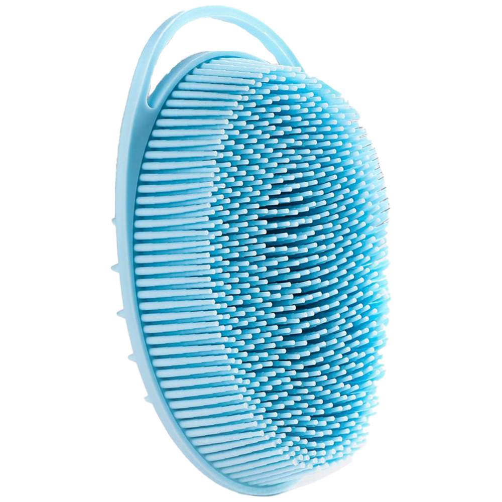 ميلا – فرشاة استحمام سيليكون 2 في 1 – أزرق