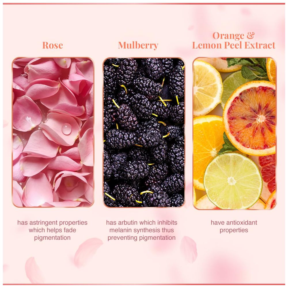 في إل سي سي - غسول الوجه بالتوت والورد لتفتيح البشرة - 150 مل