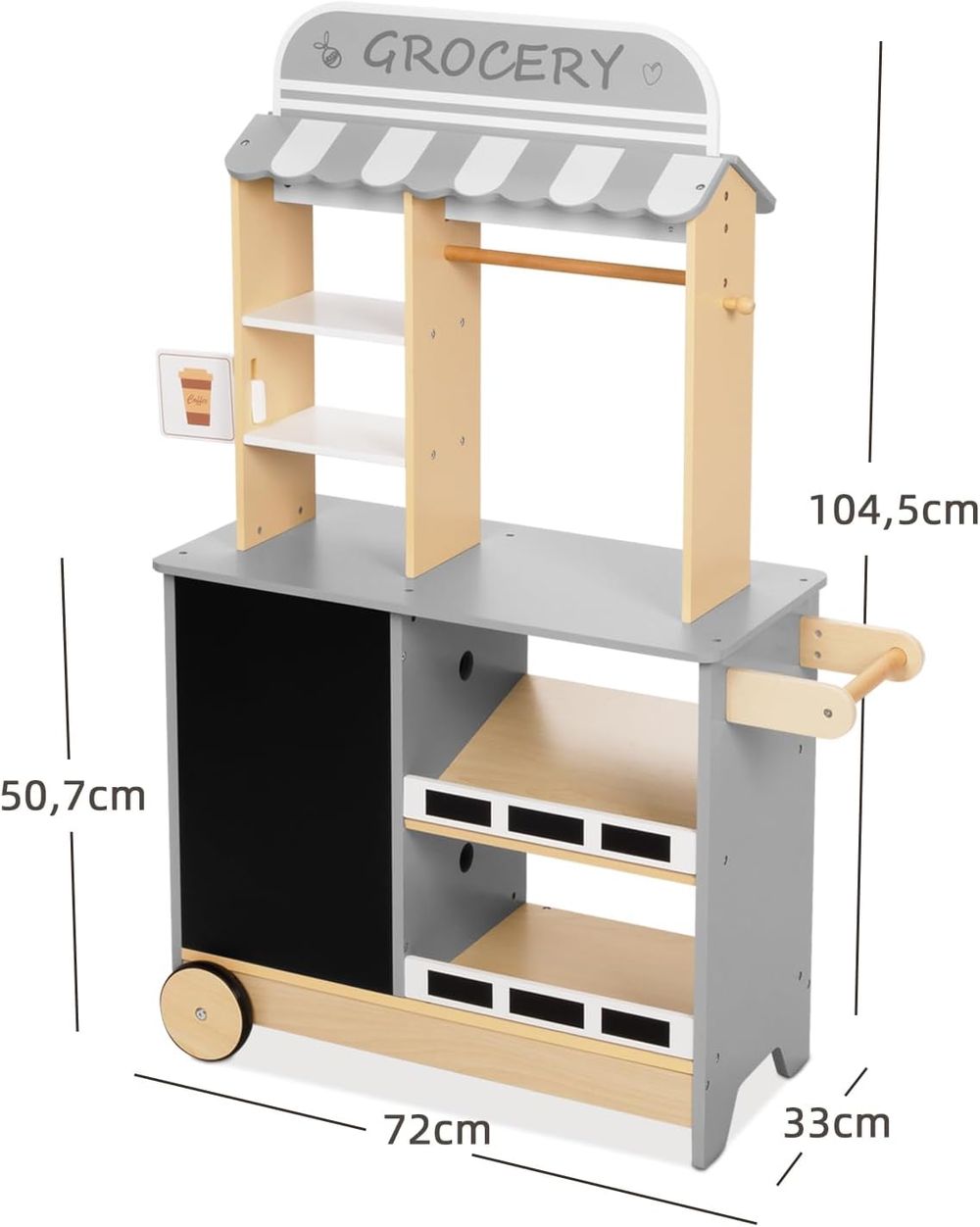 OOOK Kids Montessori Grocery Store - MultiColor