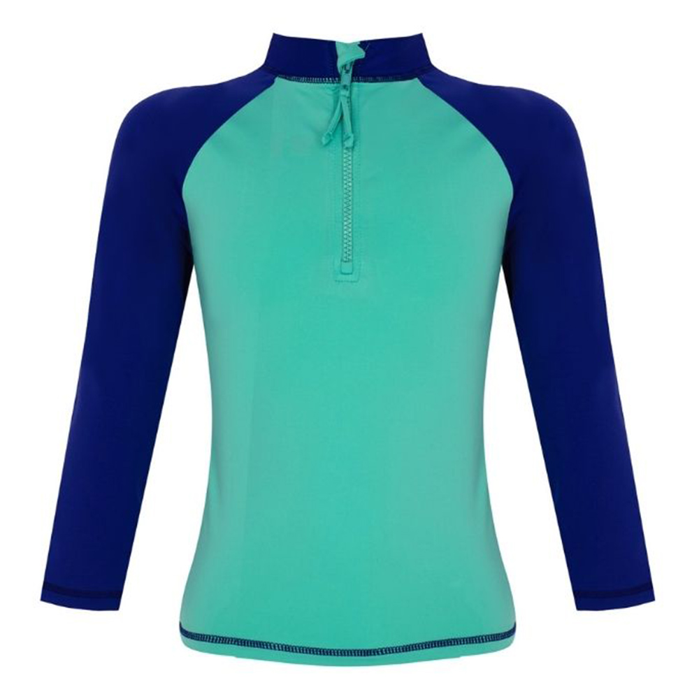 دارلينغ ليتلز - مجموعة D-Rex - واقي من الطفح الجلدي بأكمام طويلة للأولاد بعامل حماية من الأشعة فوق البنفسجية 50+ - أخضر