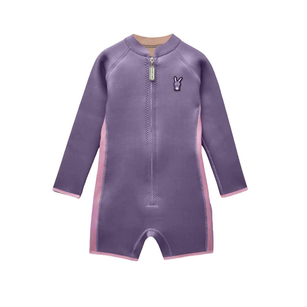 رورسوم - بدلة غطس للأطفال على شكل أرنب - لون لافندر
