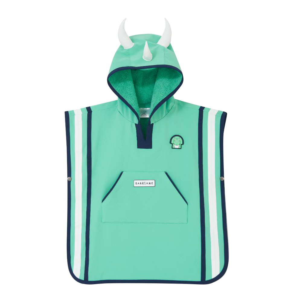 Roarsome - Kids Poncho Towel - Spike The Dinosaur