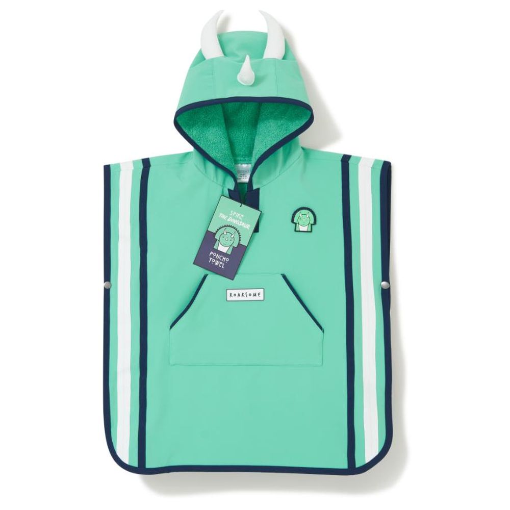 Roarsome - Kids Poncho Towel - Spike The Dinosaur