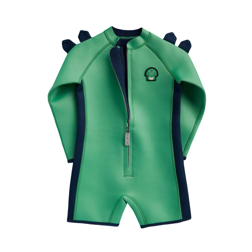 رورسوم - بدلة غطس للأطفال بتصميم الديناصور سبايك - أخضر