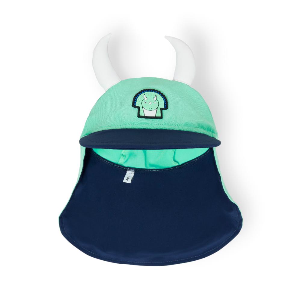 رورسوم - طقم 4 قطع - مجموعة ملابس سباحة للأولاد بتصميم سبايك الديناصور - أخضر