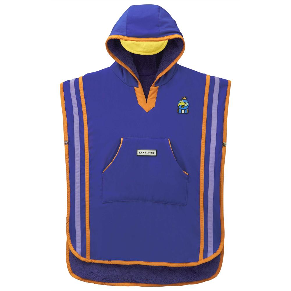 رورسوم - طقم من 3 قطع - مجموعة ملابس سباحة للبنات بتصميم الببغاء - أزرق