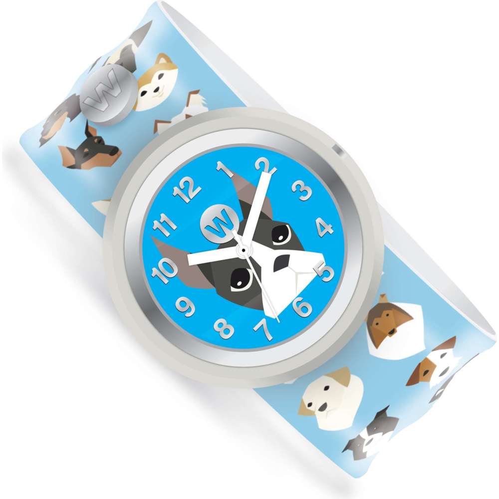 Watchitude - Kids Slap Watch - Dog Emoji