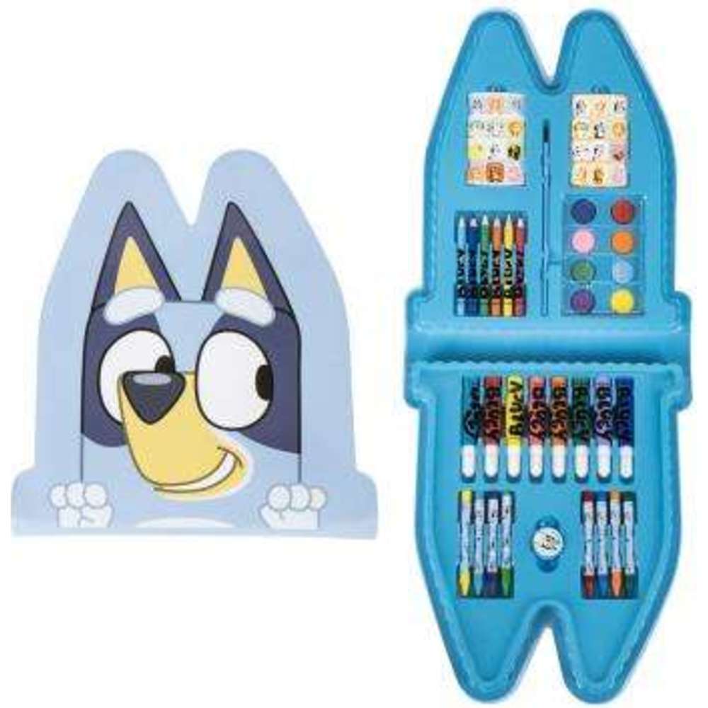 سيردا - مجموعة أدوات مكتبية قابلة للطي وملونة - أزرق