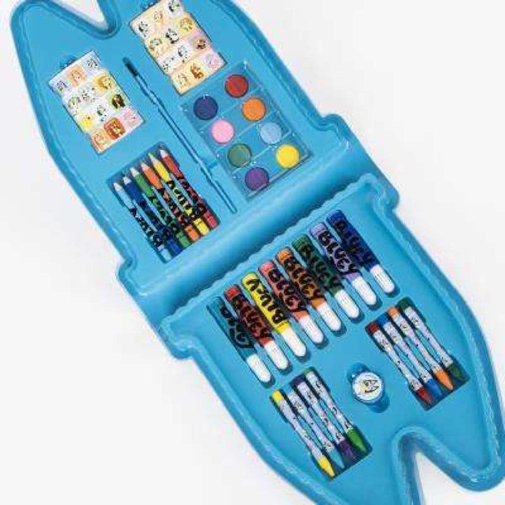 سيردا - مجموعة أدوات مكتبية قابلة للطي وملونة - أزرق